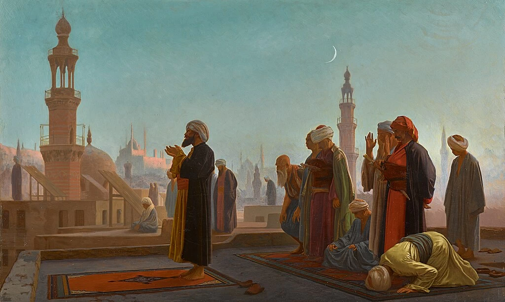Preghiera della sera, Il Cairo (1865)